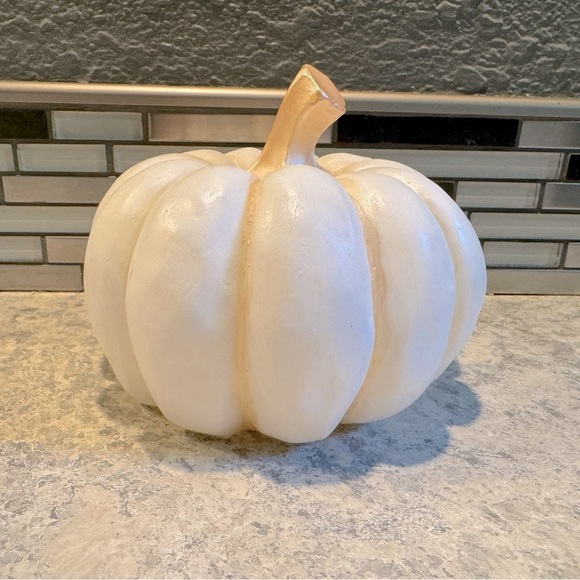 Candle Impressions Carved Wax Harvest Pumpkin - Picture 4 of 4